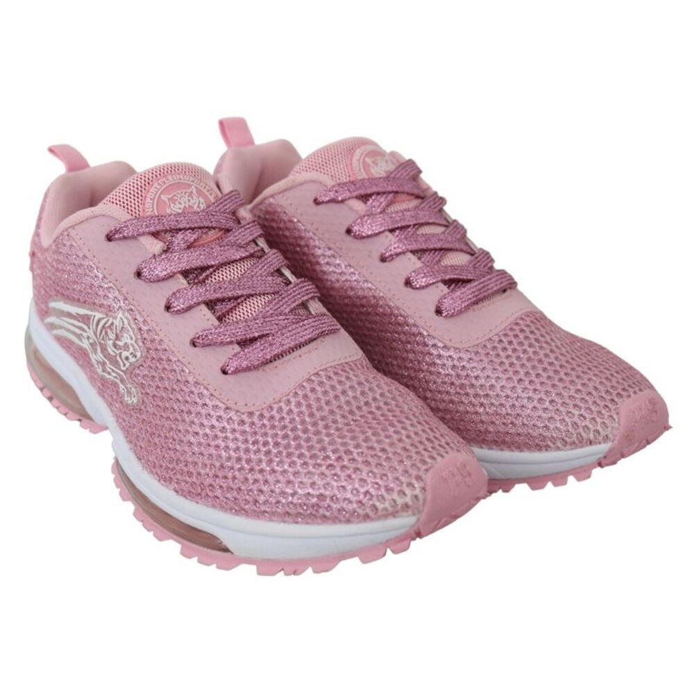 Plein Sport Pink Blush Polyester Gretel Sneakers Women's Shoes